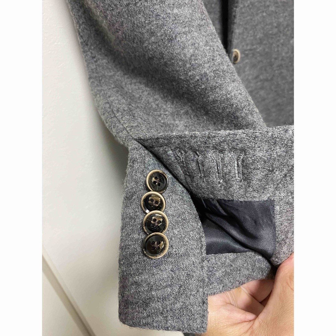 LARDINI(ラルディーニ)の美品 ラルディーニ チェスターコート 46 グレー メンズのジャケット/アウター(チェスターコート)の商品写真