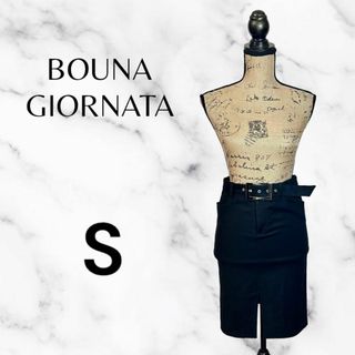 美品✨【BUONA GIORNATA】ストレッチタイトスカート　しっかり生地　S