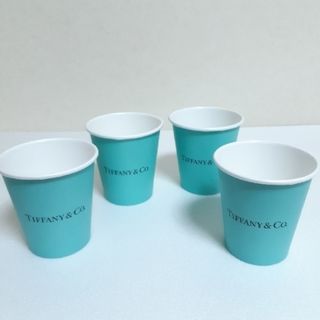 ティファニー(Tiffany & Co.)のティファニー ペーパー カップA 紙コップ (4個セット) 非売品(食器)