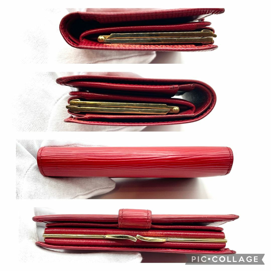 LOUIS VUITTON(ルイヴィトン)の【25】ルイヴィトン 財布 エピ 赤 ポルトフォイユ ヴィエノワ M63247 レディースのファッション小物(財布)の商品写真