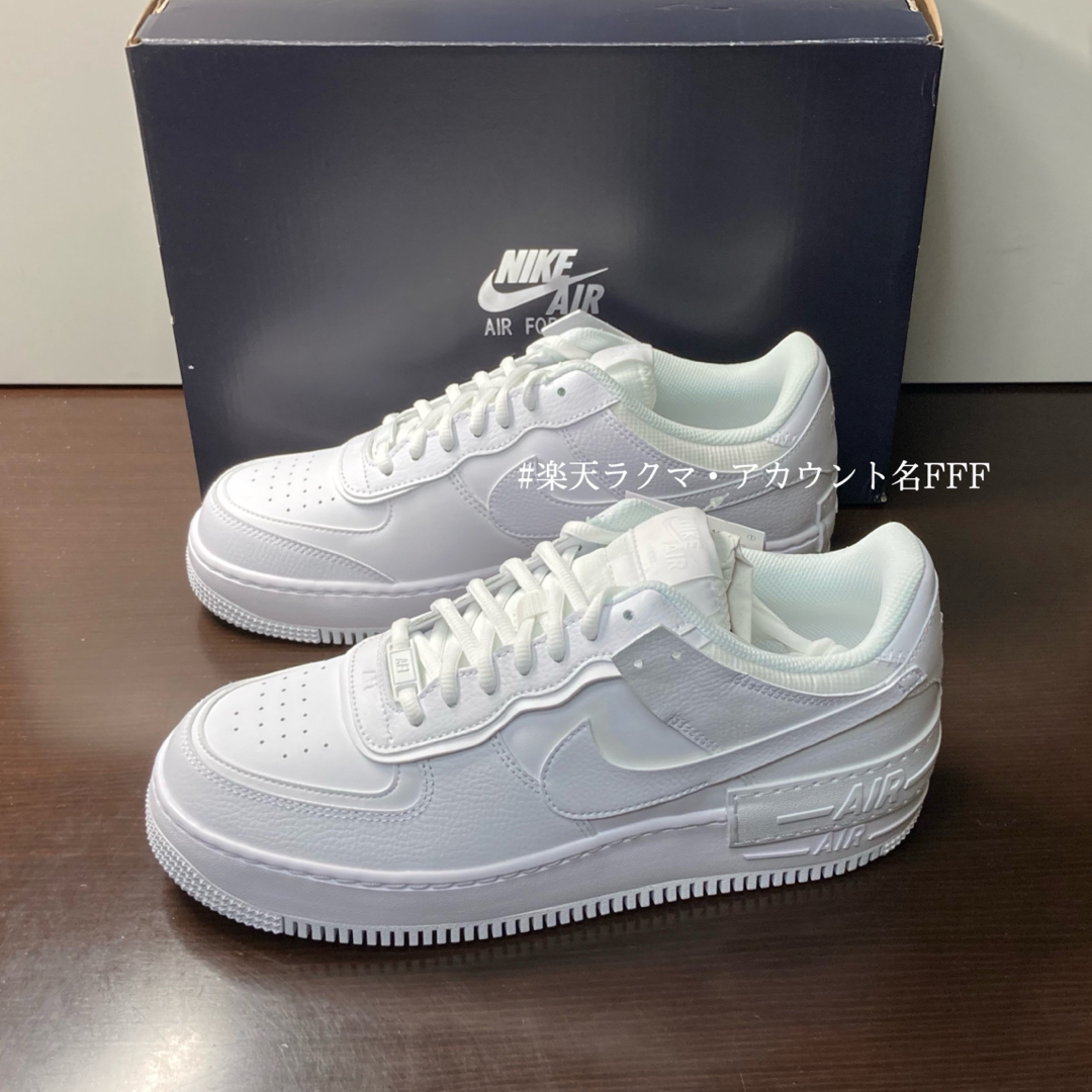 新品27.5cm相当】NIKE エアフォース1シャドウ ホワイト 厚底 新品27.5cm相当】NIKE エアフォース1シャドウ ホワイト 厚底