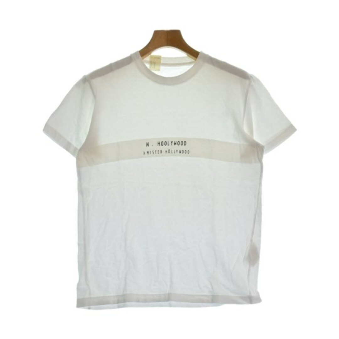 N.HOOLYWOOD(エヌハリウッド)のN.HOOLYWOOD エヌハリウッド Tシャツ・カットソー 36(S位) 白 【古着】【中古】 メンズのトップス(Tシャツ/カットソー(半袖/袖なし))の商品写真