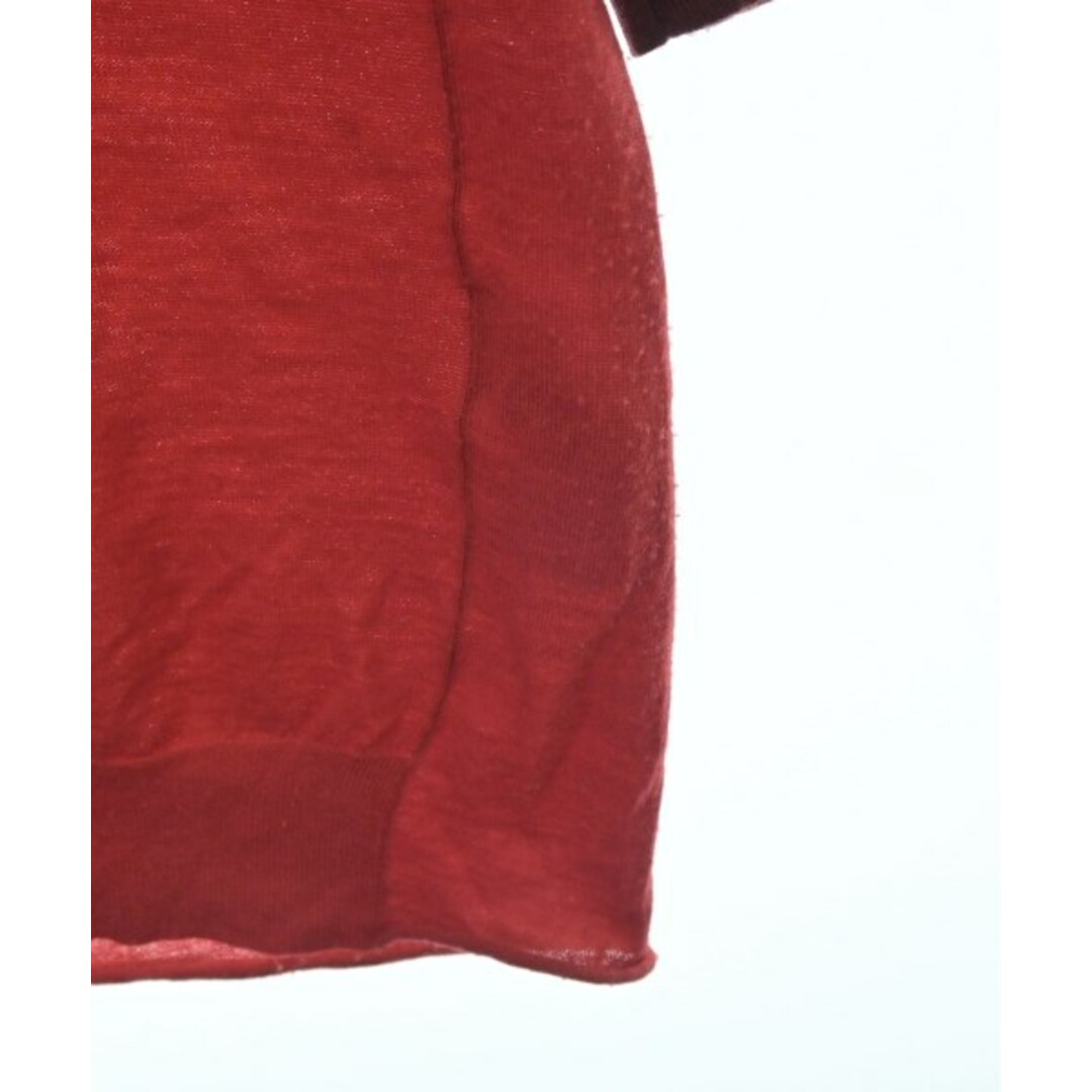 TOGA(トーガ)のTOGA トーガ ニット・セーター 1(S位) 赤xエンジxベージュ 【古着】【中古】 レディースのトップス(ニット/セーター)の商品写真