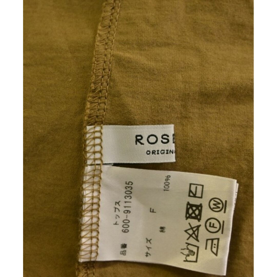 ROSE BUD(ローズバッド)のROSE BUD ローズバット Tシャツ・カットソー F 茶系 【古着】【中古】 レディースのトップス(カットソー(半袖/袖なし))の商品写真
