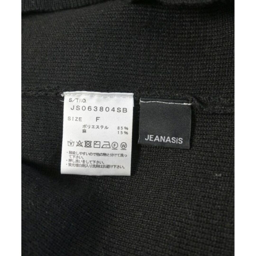 JEANASIS(ジーナシス)のJEANASIS ジーナシス キャミソール F 黒 【古着】【中古】 レディースのトップス(キャミソール)の商品写真