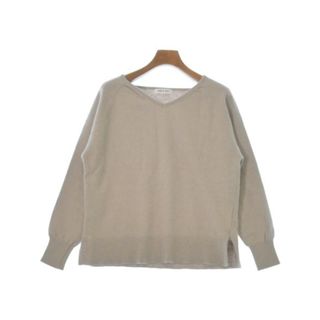 ナチュラルビューティーベーシック(NATURAL BEAUTY BASIC)のNATURAL BEAUTY BASIC ニット・セーター M ベージュ系 【古着】【中古】(ニット/セーター)