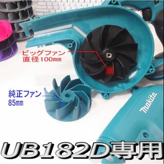 マキタ(Makita)のマキタ182D 高出力ビッグファン　匿名配送　送料無料(洗車・リペア用品)