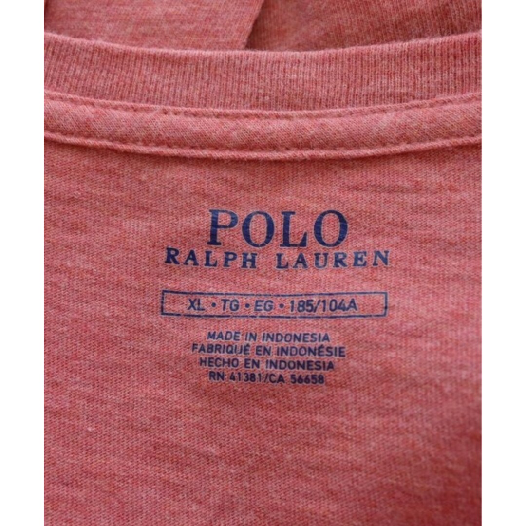 POLO RALPH LAUREN(ポロラルフローレン)のPolo Ralph Lauren Tシャツ・カットソー XL ピンク 【古着】【中古】 メンズのトップス(Tシャツ/カットソー(半袖/袖なし))の商品写真