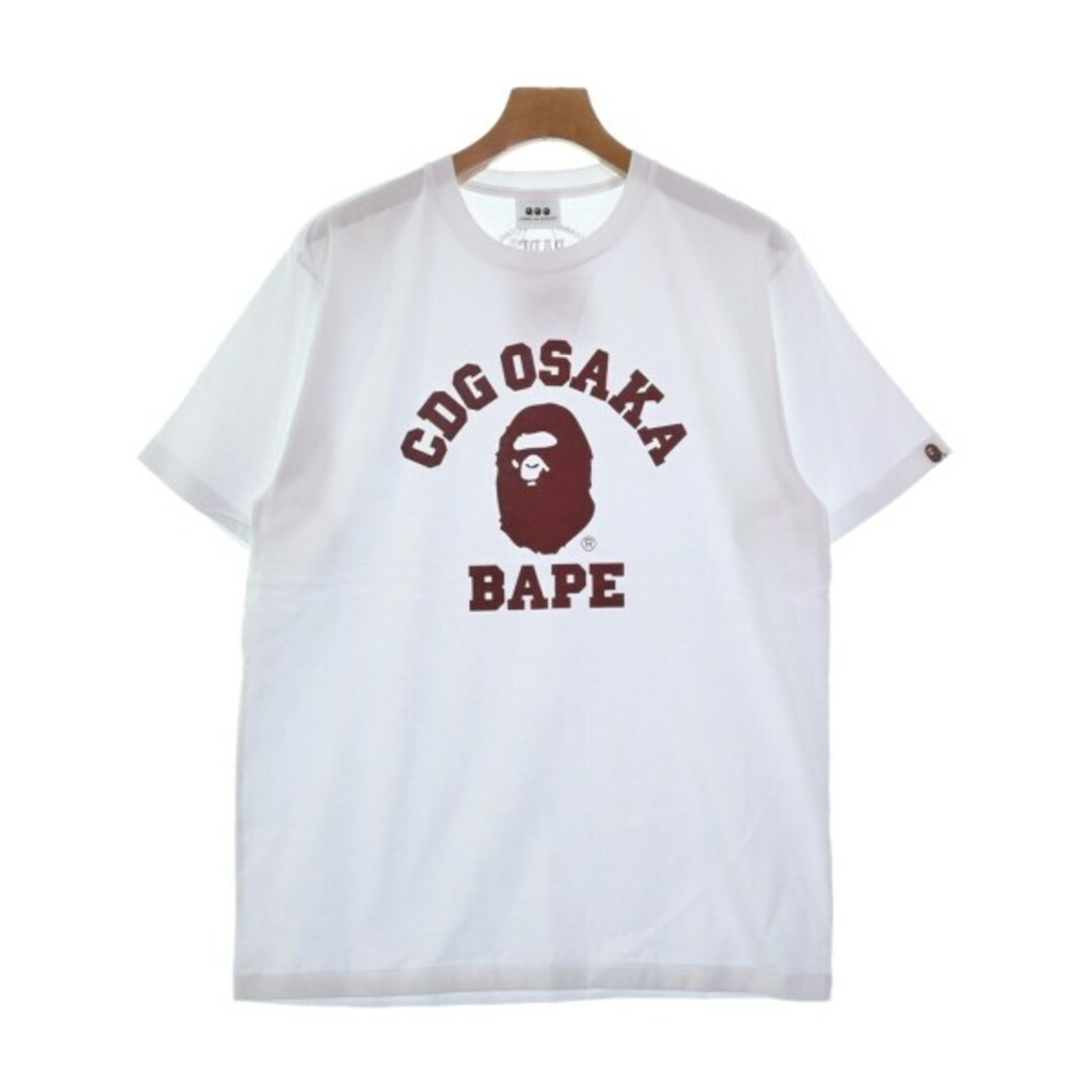 アベイシングエイプ A BATHING APE Tシャツ カットソー L 白