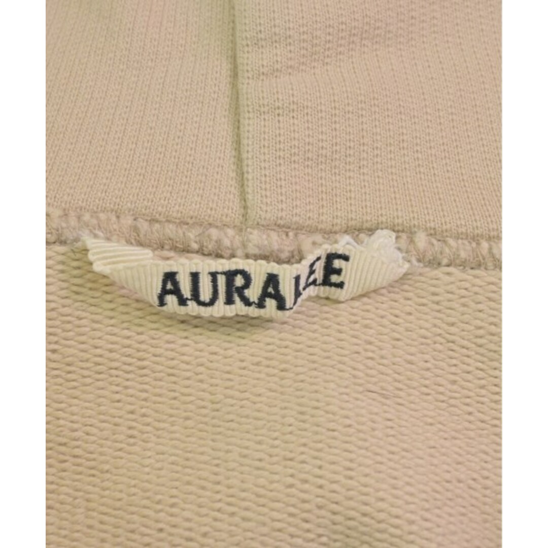 AURALEE(オーラリー)のAURALEE オーラリー パーカー 4(M位) ベージュ 【古着】【中古】 メンズのトップス(パーカー)の商品写真