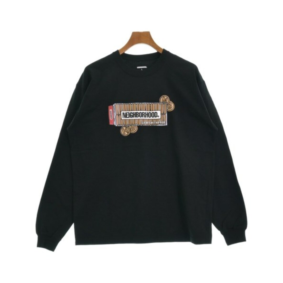 NEIGHBORHOOD(ネイバーフッド)のNEIGHBORHOOD ネイバーフッド Tシャツ・カットソー L 黒 【古着】【中古】 メンズのトップス(Tシャツ/カットソー(半袖/袖なし))の商品写真