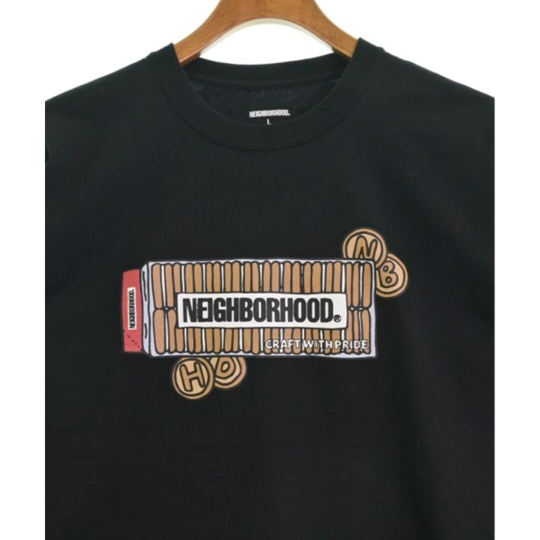 NEIGHBORHOOD(ネイバーフッド)のNEIGHBORHOOD ネイバーフッド Tシャツ・カットソー L 黒 【古着】【中古】 メンズのトップス(Tシャツ/カットソー(半袖/袖なし))の商品写真