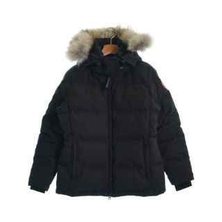 カナダグース(CANADA GOOSE)のCANADA GOOSE カナダグース ダウンジャケット/ダウンベスト L 黒 【古着】【中古】(ダウンジャケット)