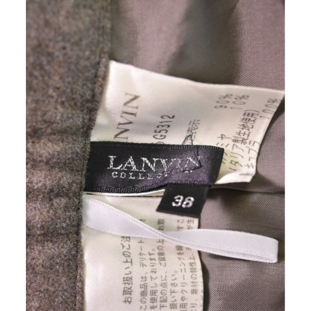 LANVIN COLLECTION(ランバンコレクション)のLANVIN COLLECTION ロング・マキシ丈スカート 38(S位) 茶 【古着】【中古】 レディースのスカート(ロングスカート)の商品写真