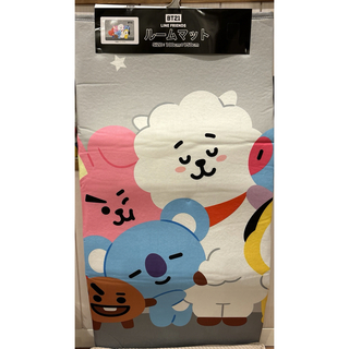 ビーティーイシビル(BT21)のBTS BT21 ルームマット　100cm×150cm(アイドルグッズ)