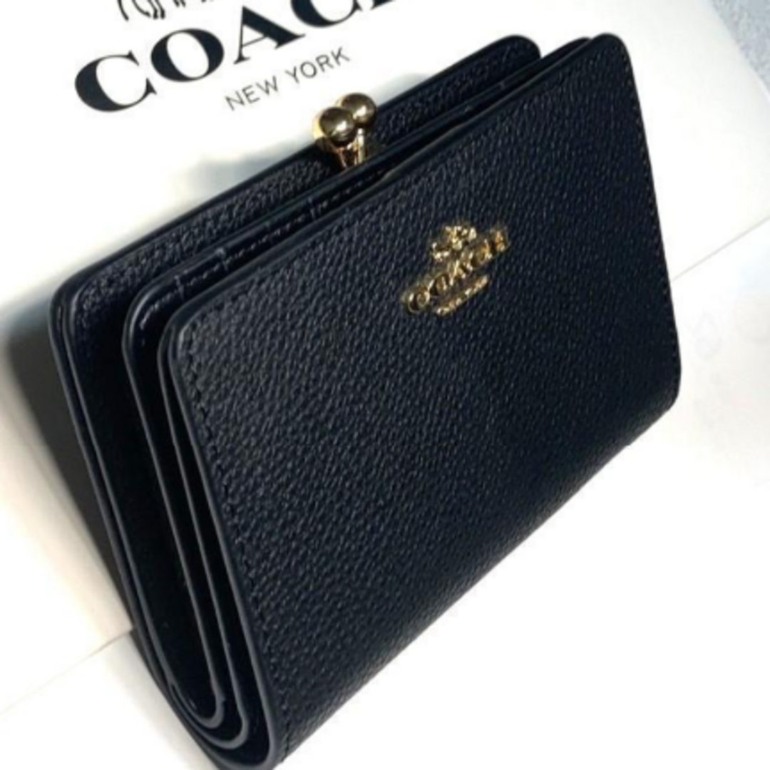 coach キスロックウォレット bk財布 - 財布