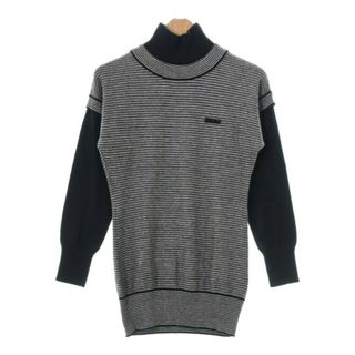 ARMANI Jr アルマーニジュニア ニット 130 紺x白 【古着】【中古】(ニット)