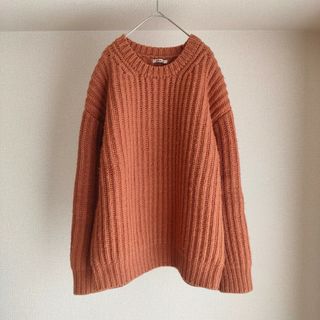 オーラリー(AURALEE)のAURALEE SUPER MILLED RIB KNIT(ニット/セーター)