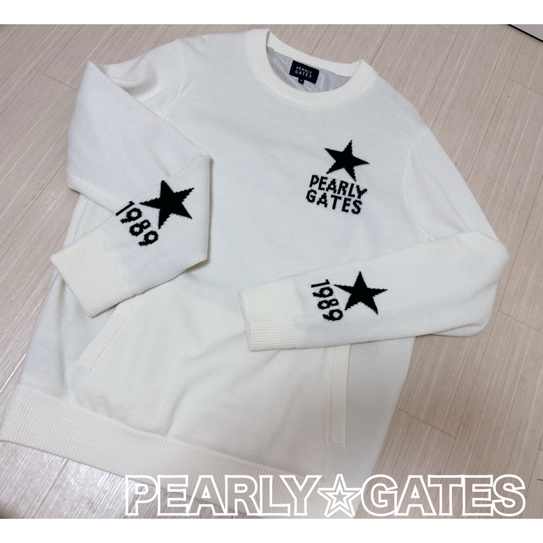 PEARLY GATES パーリーゲイツ　星に願いを　裏地付き　ニット　ゴルフ