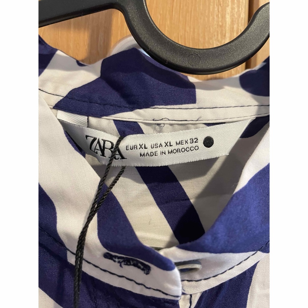 人気アイテム ZARA - 新品タグ付き ZARA シャツワンピース ロングワンピース ワンピース