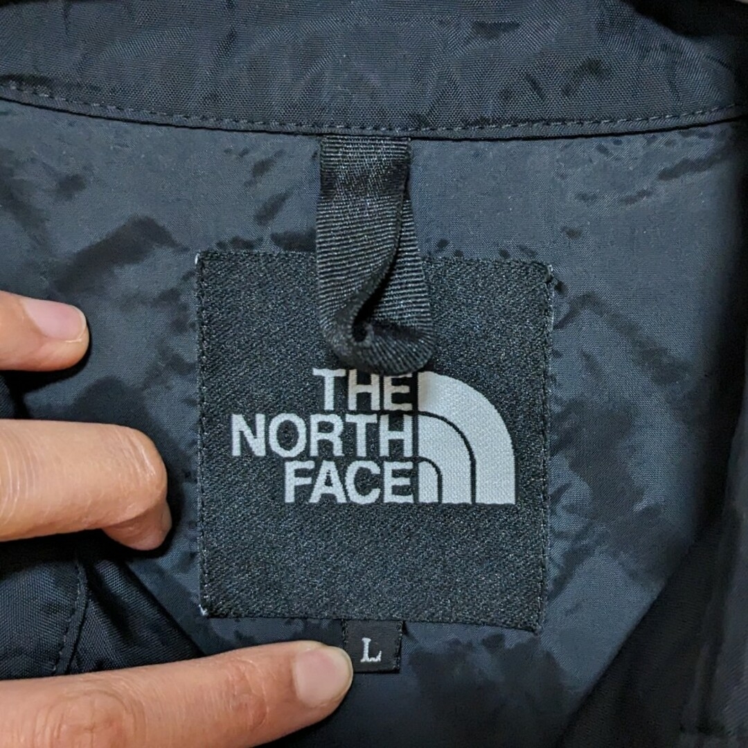 THE NORTH FACE(ザノースフェイス)の【THE NORTH FACE】コーチジャケット ブラック Lサイズ メンズのジャケット/アウター(ナイロンジャケット)の商品写真