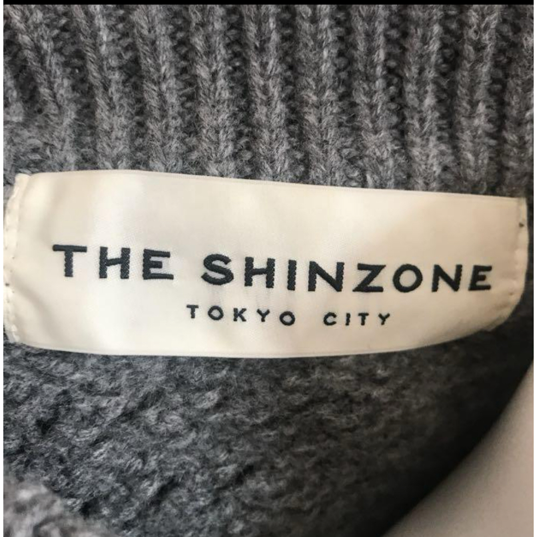 Shinzone(シンゾーン)のthe Shinzone  シンゾーン  ケーブルニット グレー レディースのトップス(ニット/セーター)の商品写真