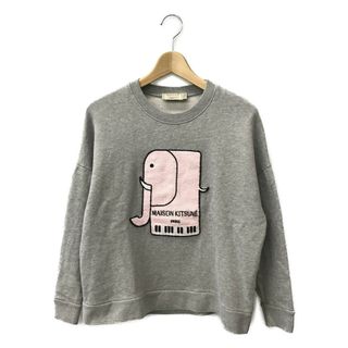 メゾンキツネ(MAISON KITSUNE')のメゾンキツネ 長袖スウェット elephant レディース XS(トレーナー/スウェット)