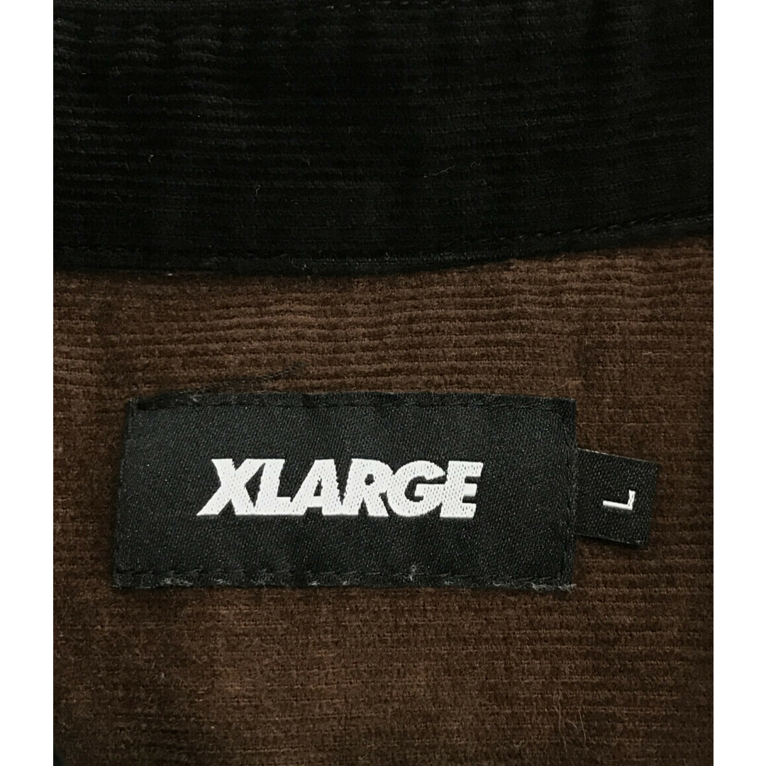 XLARGE(エクストララージ)のエクストララージ 長袖シャツ ロングコーデュロイシャツ メンズ L メンズのトップス(シャツ)の商品写真