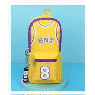 【即日発送】ペンケース　筆箱　バッシュキーホルダー付き　バスケ　NBA ミニバス(バスケットボール)