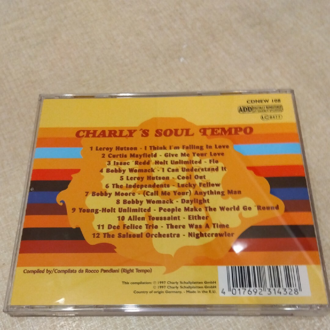 Various – Charly's Soul Tempo エンタメ/ホビーのCD(R&B/ソウル)の商品写真