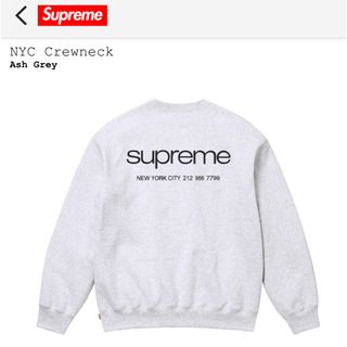 シュプリーム(Supreme)のsupreme  NYC Crewneck  Ash Grey(スウェット)