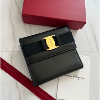 サルヴァトーレフェラガモ(Salvatore Ferragamo)の111 美品 Ferragamo サルヴァトーレフェラガモ 2つ折り財布(財布)