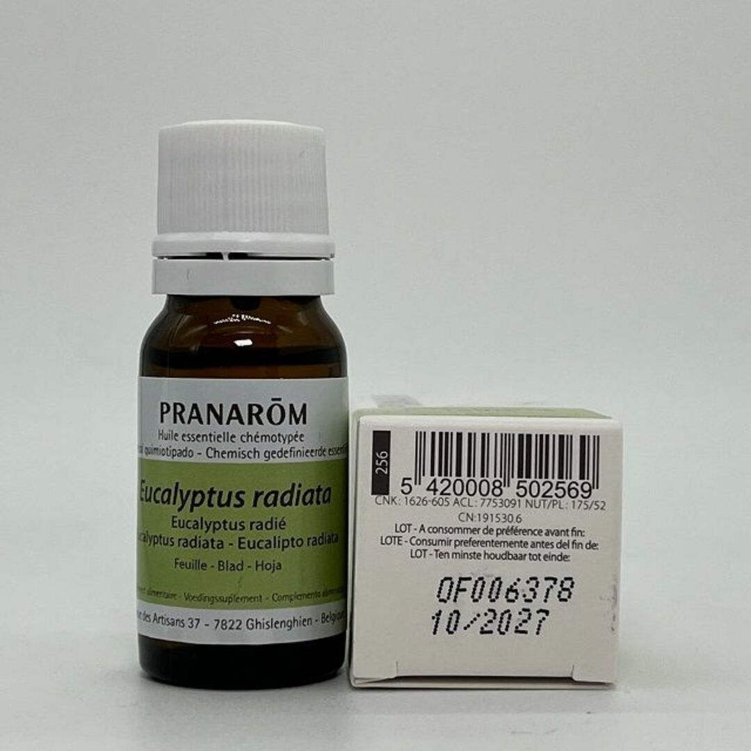 PRANAROM(プラナロム)のプラナロム ユーカリラディアタ 10ml ユーカリラジアタ PRANAROM コスメ/美容のリラクゼーション(エッセンシャルオイル（精油）)の商品写真