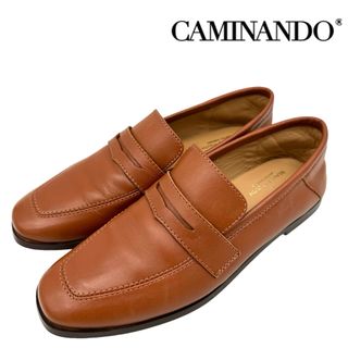 カミナンド(CAMINANDO)のCAMINANDO カミナンド【23cm】 コインローファー キャメル(ローファー/革靴)