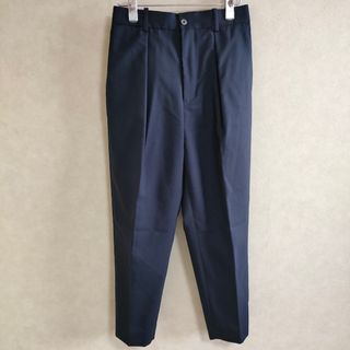 マーカウェア(MARKAWEAR)のmarkaware 22SS ORGANIC WOOL TROPICAL PEGTOP TROUSERS 定価33000円 サイズ1 パンツ ネイビー メンズ マーカウェア【中古】4-0115M△(その他)