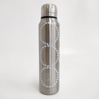 ミナペルホネン(mina perhonen)のmina perhonen 新品 tambourine thermo mug Umbrella Bottle 水筒 ボトル タンブラー シルバー ミナペルホネン【中古】4-0115G♪(弁当用品)