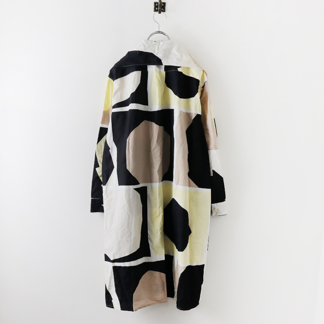 marimekko(マリメッコ)のマリメッコ marimekko Iso Pampula Valoisa シャツワンピース 36/ブラック ベージュ イエロー系【2400013704984】 レディースのワンピース(その他)の商品写真