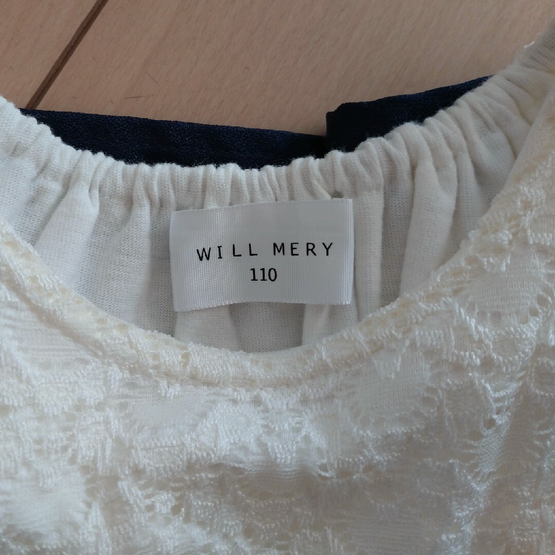 WILL MERY(ウィルメリー)のWILL MERY ワンピース110 キッズ/ベビー/マタニティのキッズ服女の子用(90cm~)(ワンピース)の商品写真