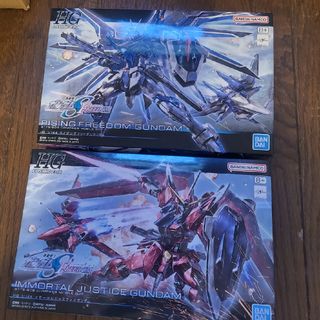 バンダイ(BANDAI)の送料無料！ライジングフリーダム&イモータルジャスティス①(プラモデル)