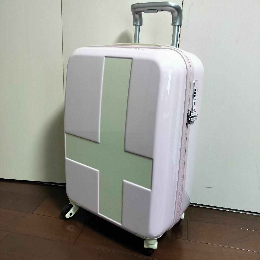 美品　INNOVATOR イノベーター スーツケース ピンク×アイボリー約26kg容量