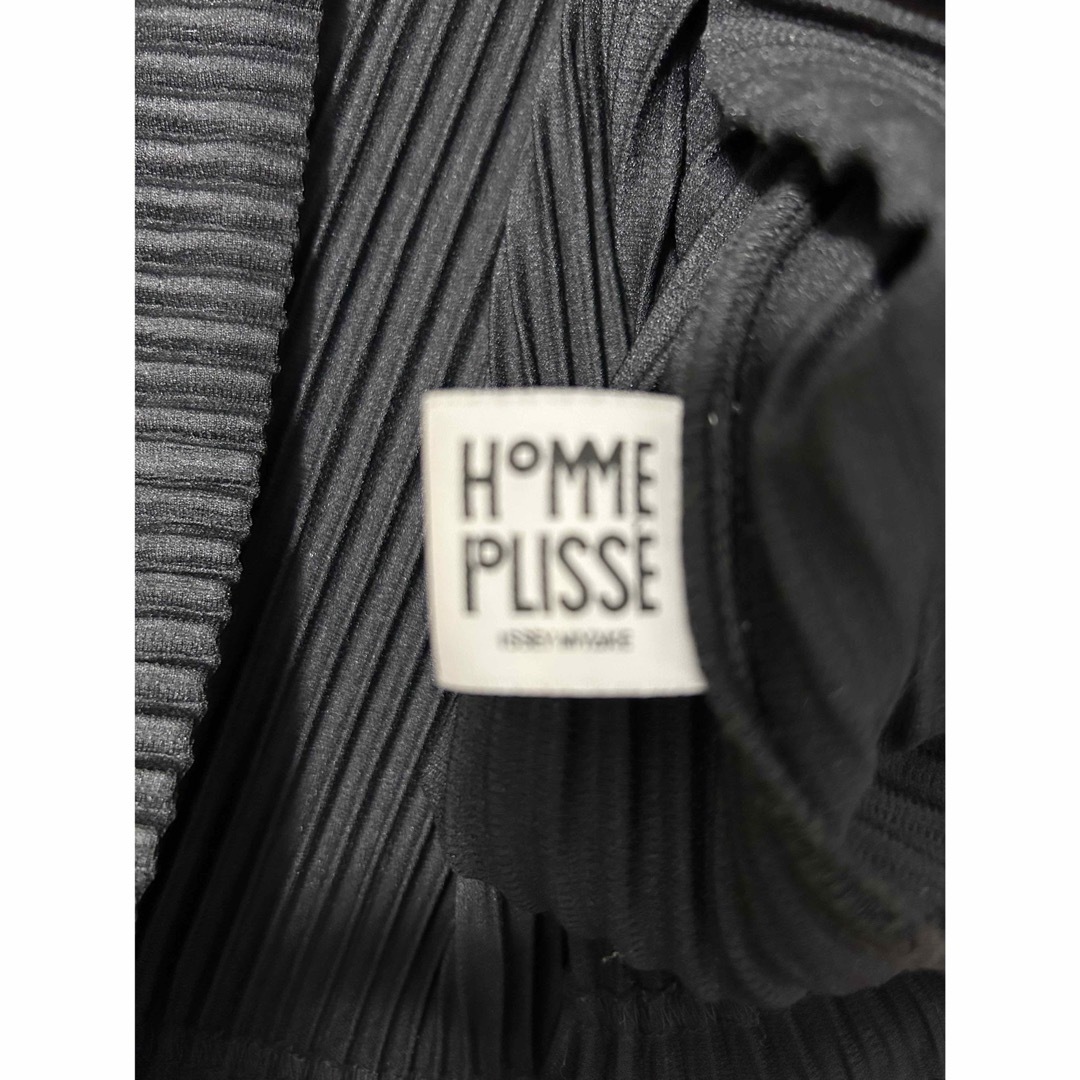 ISSEY MIYAKE(イッセイミヤケ)のHOMME PLISSE オムプリッセ プリーツジャケット シャツ ブラック 黒 メンズのジャケット/アウター(その他)の商品写真