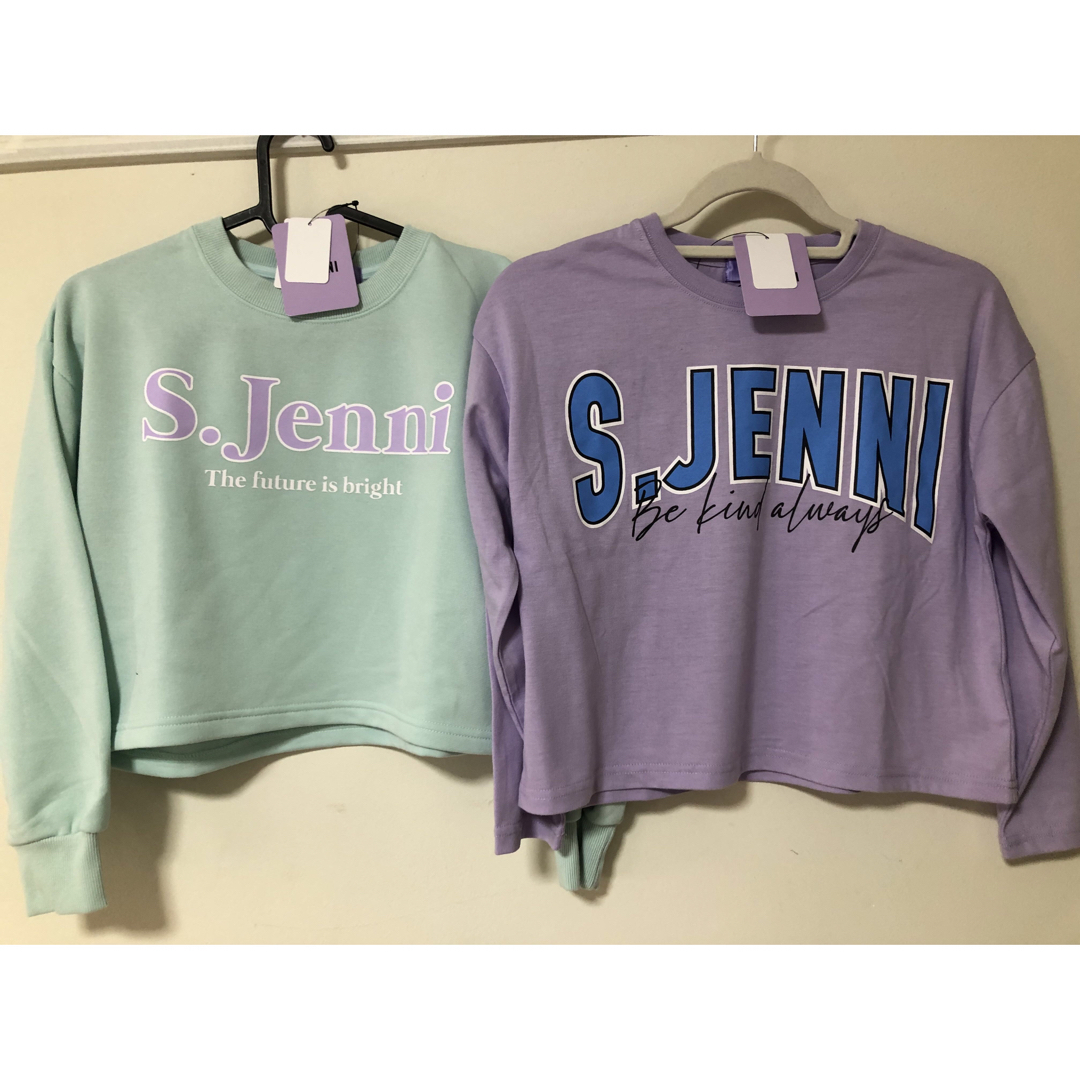 JENNI(ジェニィ)のシスタージェニィ　140 ロンT 2枚セット キッズ/ベビー/マタニティのキッズ服女の子用(90cm~)(Tシャツ/カットソー)の商品写真