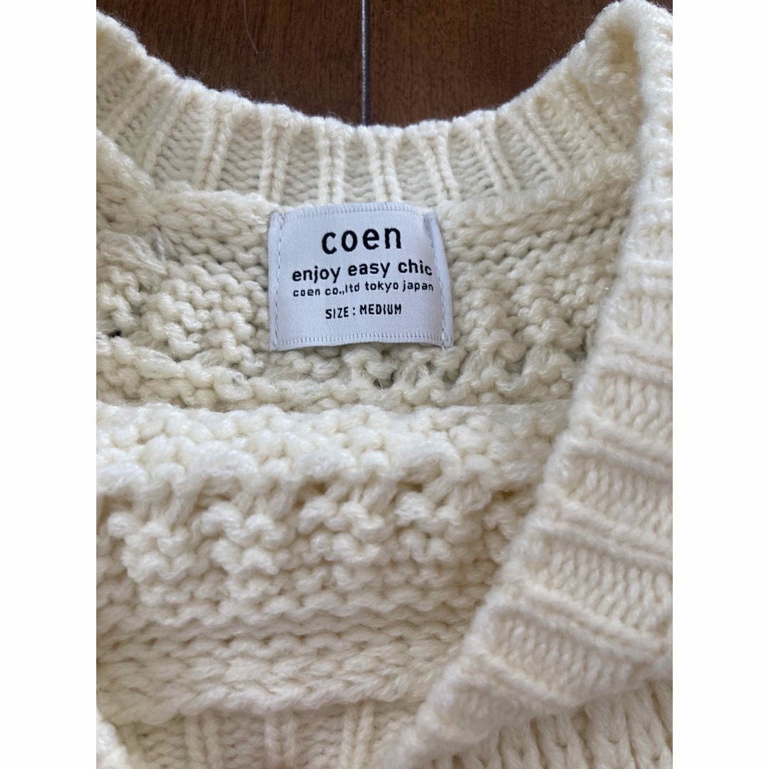 coen(コーエン)のcoen 求心柄ニット レディースのトップス(ニット/セーター)の商品写真