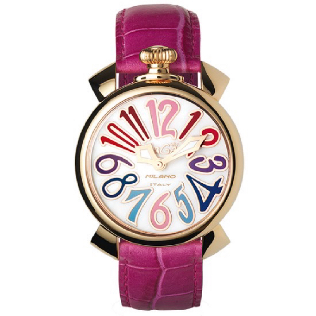 GaGa MILANO(ガガミラノ)のガガミラノ マヌアーレ40 ホワイトシェル 5021.1 レディース ボーイズ レディースのファッション小物(腕時計)の商品写真