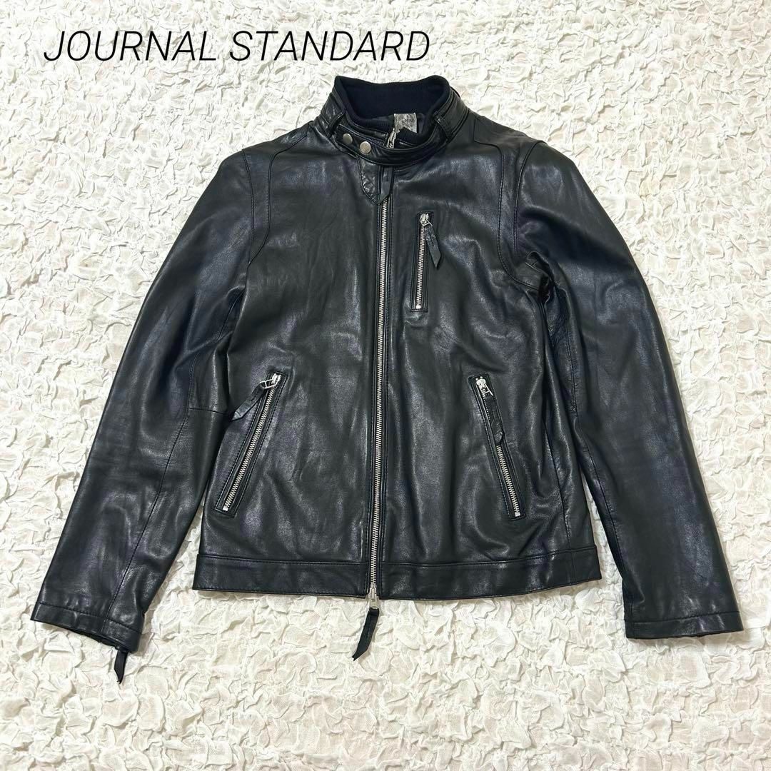 ラムレザーJOURNAL STANDARD シングルライダース レザージャケット