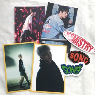 アイコン(iKON)の【 ユニョン 】7点 ポストカード・ステッカー(アイドルグッズ)