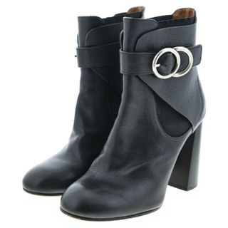 クロエ(Chloe)のChloe クロエ ブーツ EU37(23.5cm位) 黒 【古着】【中古】(ブーツ)