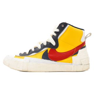 ナイキ(NIKE)のNIKE ナイキ ×sacai BLAZER MID×サカイ ブレーザーミッド ミッドカットスニーカー マルチカラー US7.5/25.5cm BV0072-700(スニーカー)