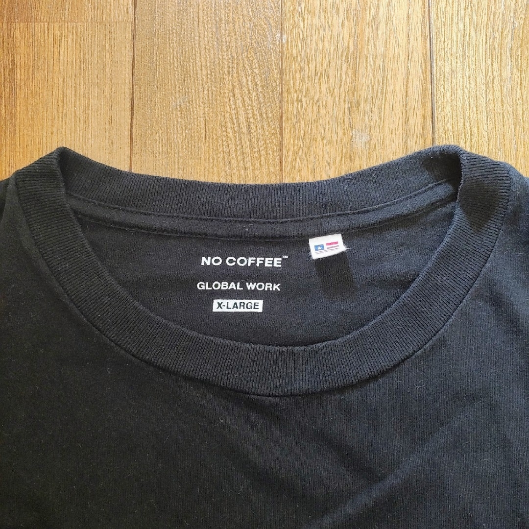 NO COFFEE(ノーコーヒー)のナンバー3様専用NO COFFEE×GLOBAL WORKコラボTシャツ メンズのトップス(Tシャツ/カットソー(半袖/袖なし))の商品写真