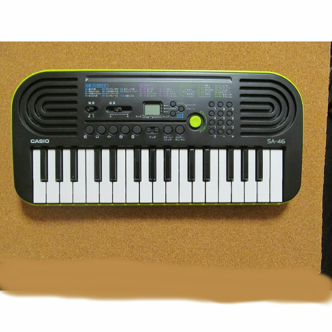 CASIO(カシオ)のカシオ　電子キーボード SA-46 楽器の鍵盤楽器(キーボード/シンセサイザー)の商品写真